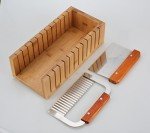 Wooden Soap Mold with Wavy and Straight Cutter Set