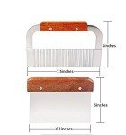 Wooden Soap Mold with Wavy and Straight Cutter Set