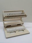 12-Wire Wooden Loaf Soap Cutter in Beige