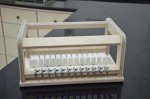 12-Wire Wooden Loaf Soap Cutter in Beige