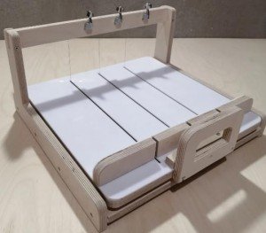 Beige Multi Loaf Soap Cutter with 3 Wires