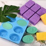 Bee Silicone Soap Molds - 2 Pack, 6 Cavity