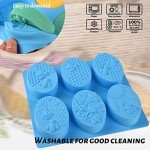Bee Silicone Soap Molds - 2 Pack, 6 Cavity