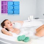 Bee Silicone Soap Molds - 2 Pack, 6 Cavity