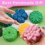 Flower Silicone Soap Molds - 3 Pack Set