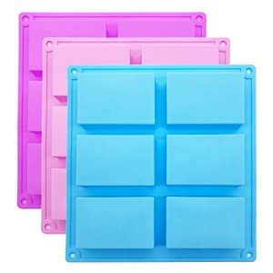Silicone Soap Molds Set of 3 - Colorful Cavities