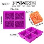 Ocean Wave Soap Mold - 2 Pack Silicone Molds