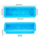 Rose Flower Silicone Soap Mold - 22oz