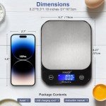 High Precision Waterproof Digital Kitchen Scale