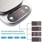 Digital Kitchen Scale for Cooking & Baking 22lb