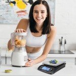 Stainless Steel Digital Kitchen Scale for Baking