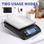 Stainless Steel Digital Kitchen Scale for Baking
