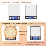 Rechargeable Digital Scale with Large Display