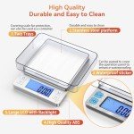 Rechargeable Digital Scale with Large Display