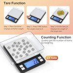 Rechargeable Digital Scale with Large Display
