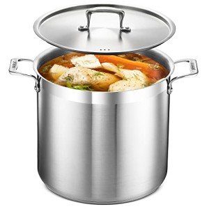 16 Quart Heavy Duty Stainless Steel Stockpot