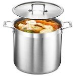 16 Quart Heavy Duty Stainless Steel Stockpot