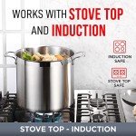 16 Quart Heavy Duty Stainless Steel Stockpot