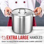 16 Quart Heavy Duty Stainless Steel Stockpot