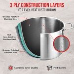 16 Quart Heavy Duty Stainless Steel Stockpot