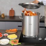 42 Quart Stainless Steel Stockpot for Cooking
