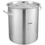 42 Quart Stainless Steel Stockpot for Cooking