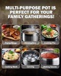 20 Quart Stainless Steel Stock Pot with Lid