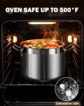 20 Quart Stainless Steel Stock Pot with Lid