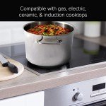 Tri-Ply Stainless Steel Stockpot with Lid (12QT)