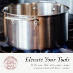 12 Quart Stainless Steel Stock Pot with Lid