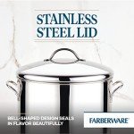 Handmade 16-Quart Stainless Steel Stock Pot with Lid
