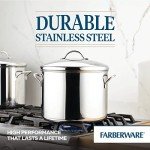 Handmade 16-Quart Stainless Steel Stock Pot with Lid