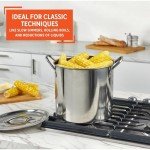 Stainless Steel Stock Pot Set with Lids - 3 Piece