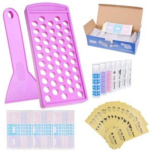 DIY Lip Balm Filling Tray with 50 Tubes