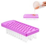 DIY Lip Balm Filling Tray with 50 Tubes