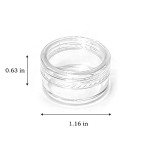 55 Pcs Mini Sample Containers with Lids and Labels