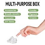 55 Pcs Mini Sample Containers with Lids and Labels