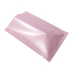 Glossy Pink Mylar Foil Bags for Sampling