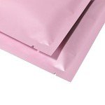 Glossy Pink Mylar Foil Bags for Sampling