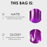 Glossy Pink Mylar Foil Bags for Sampling