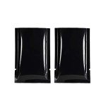 100 Black Metallic Mylar Foil Sealable Bags