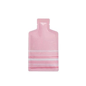 Glossy Pink Aluminum Mylar Sample Pouches - 100 Pack