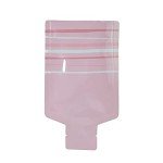 Glossy Pink Aluminum Mylar Sample Pouches - 100 Pack