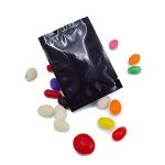 100 Black Metallic Mylar Foil Sealable Bags