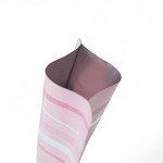 Glossy Pink Aluminum Mylar Sample Pouches - 100 Pack