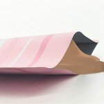 Glossy Pink Aluminum Mylar Sample Pouches - 100 Pack