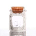 20 Clear Cork Front Zipper Bags - Food Storage