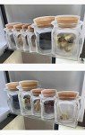20 Clear Cork Front Zipper Bags - Food Storage