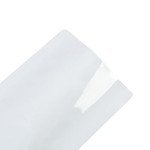 White Bottle Shaped Heat Seal Pouches - 100 Pack