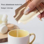 Travel-Friendly Shampoo Sample Pouches - White (50 Pack)